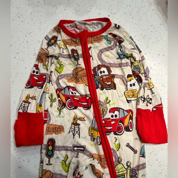 Little Sleepies Disney Cars 0-3 Months Zippy - Picture 3 of 6